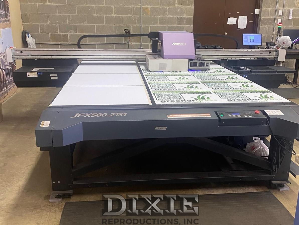 Used 2014 Mimaki JFX500 Flat Bed Printer