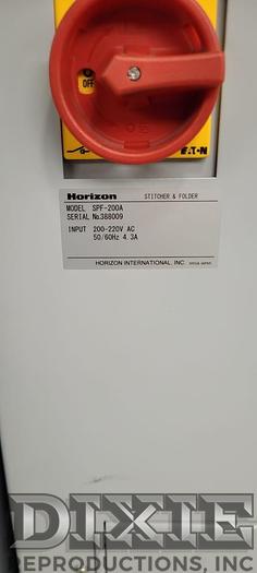 Used 2016 Horizon Collator/Stitch & Fold/Trimmer/Stacker