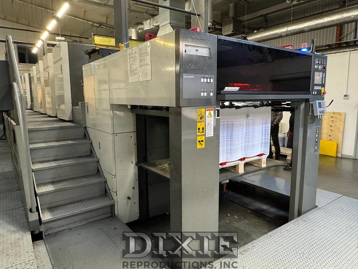Used 2013 Komori Lithrone GL840 P-H-UV
