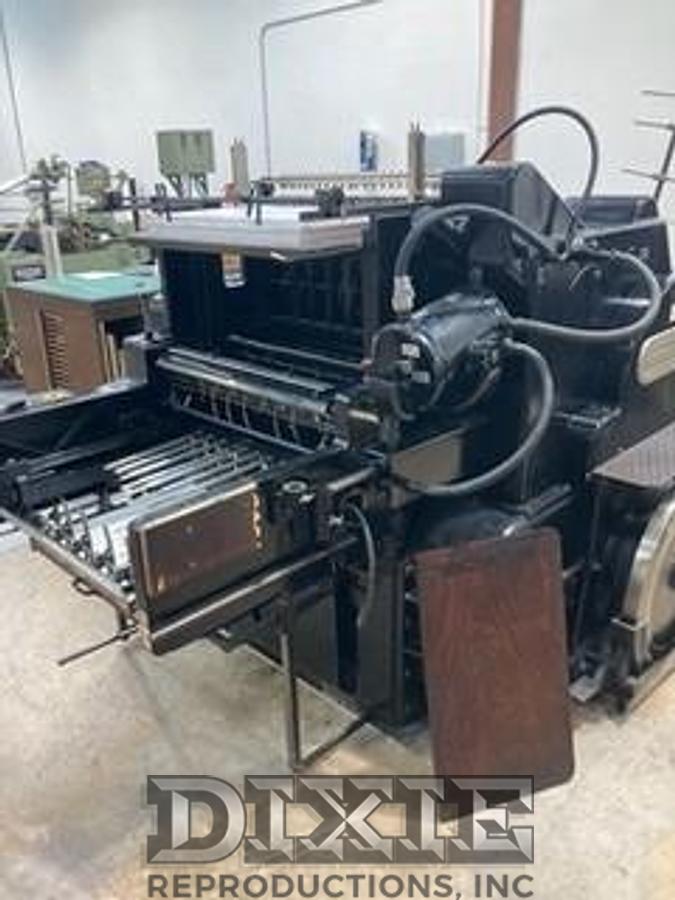 Used 1958 Heidelberg Letterpress/Die Cutter