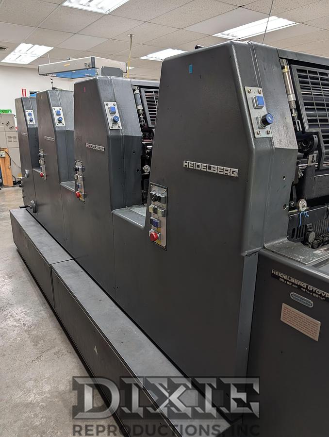 Used 1992 Heidelberg GTOVPS- 52