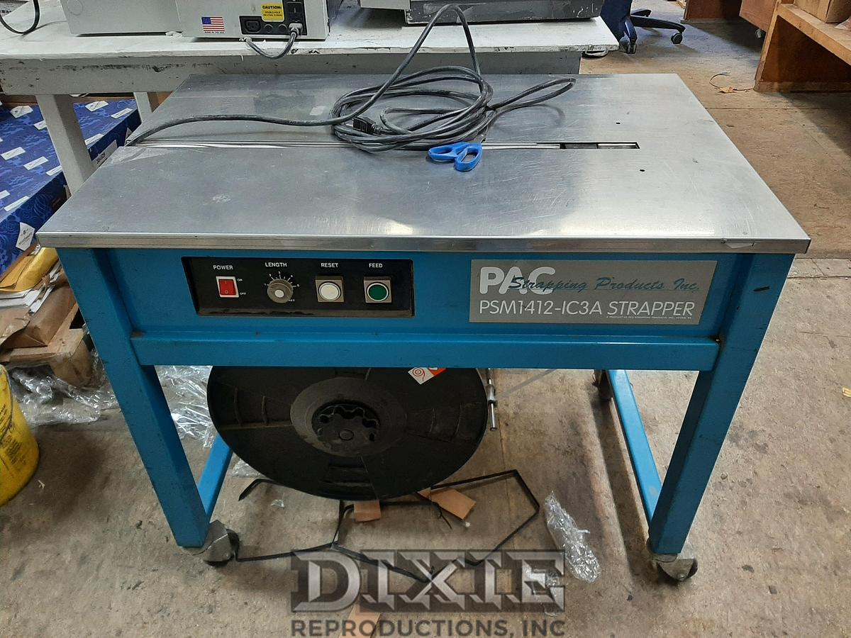 Used PAC PSM1412-IC3A Strapper
