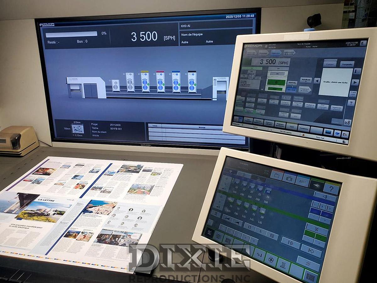 Used 2015 Komori GL 540 + C H- UV