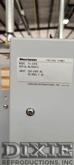 Used 2016 Horizon Collator/Stitch & Fold/Trimmer/Stacker