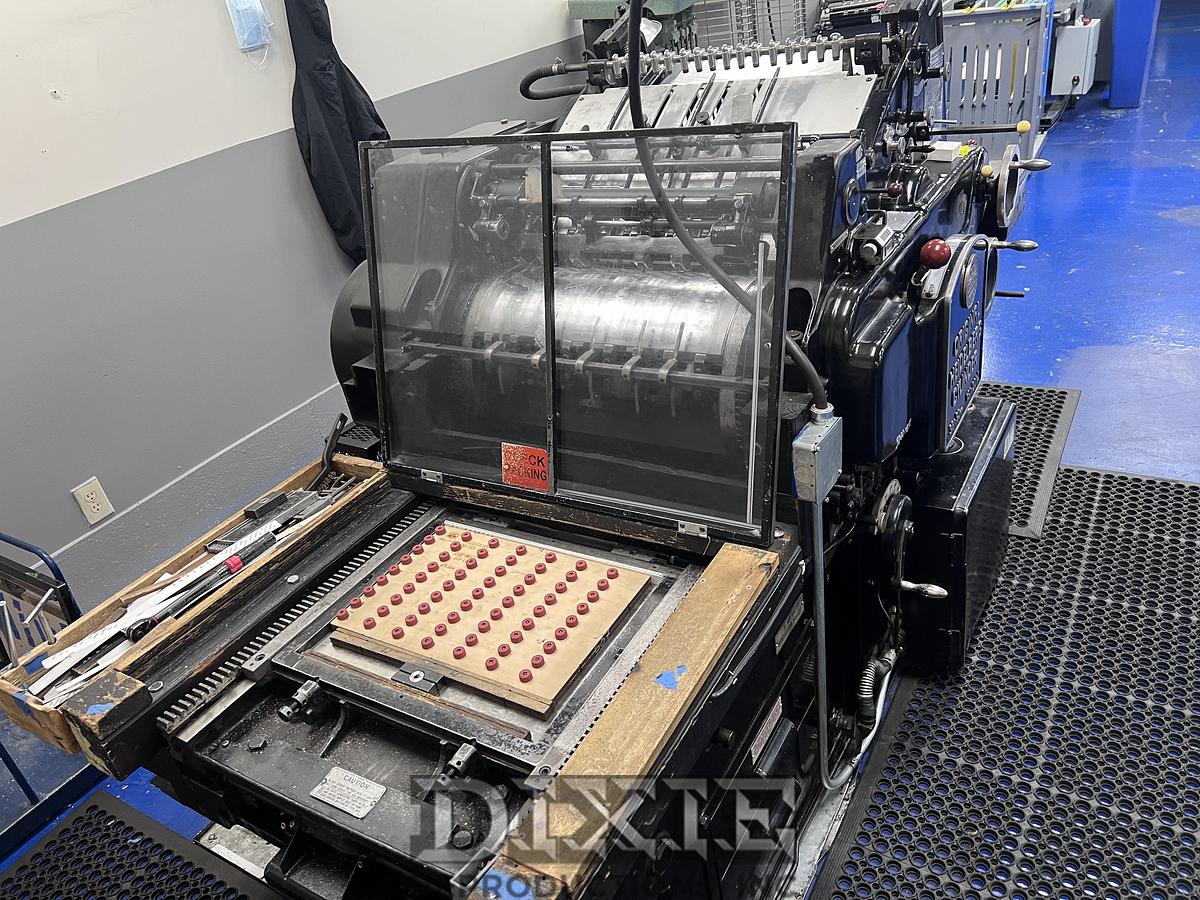 Used Heidelberg Cylinder Die Cutter