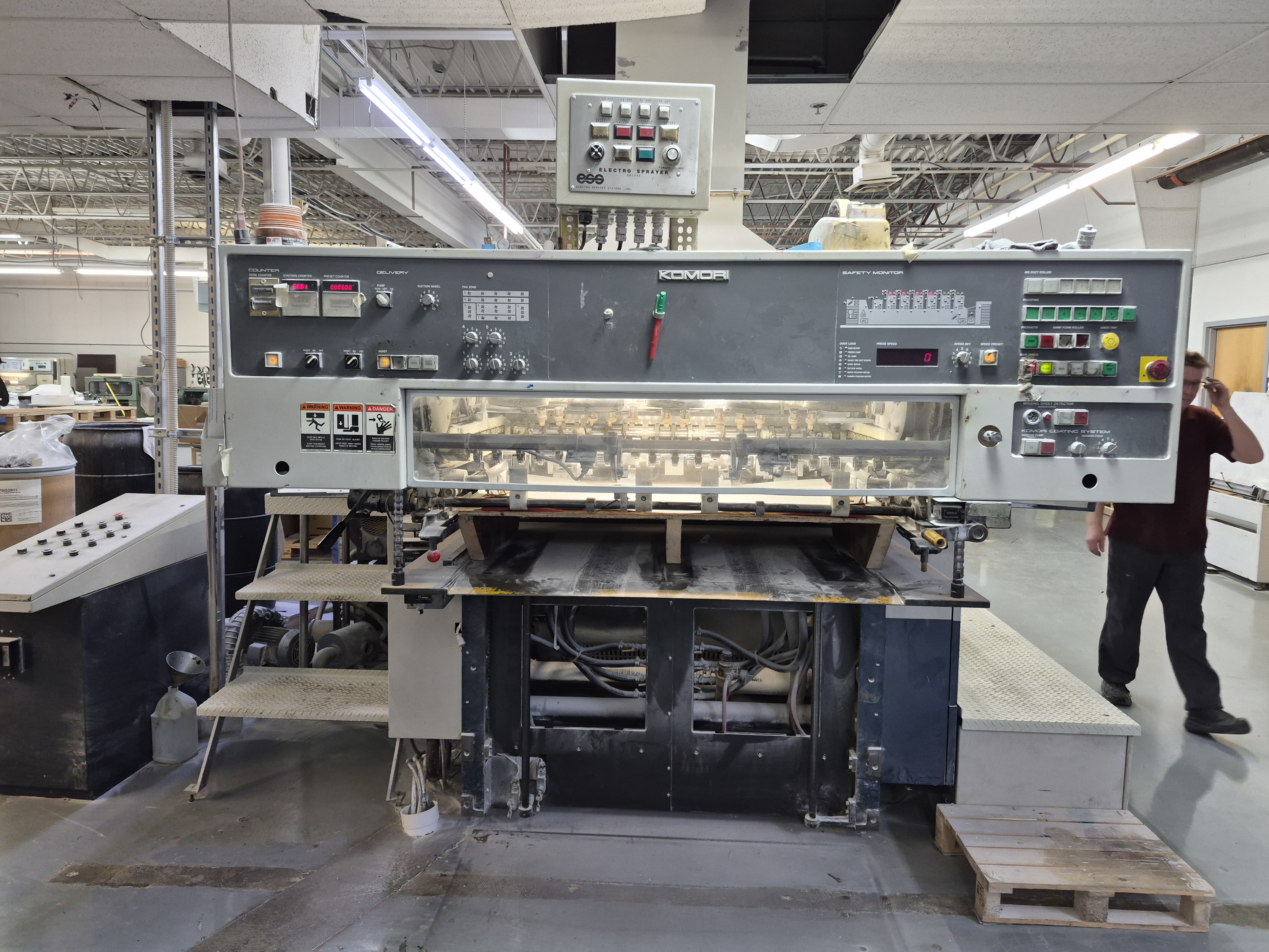 Used 1991 Komori Lithrone L-640