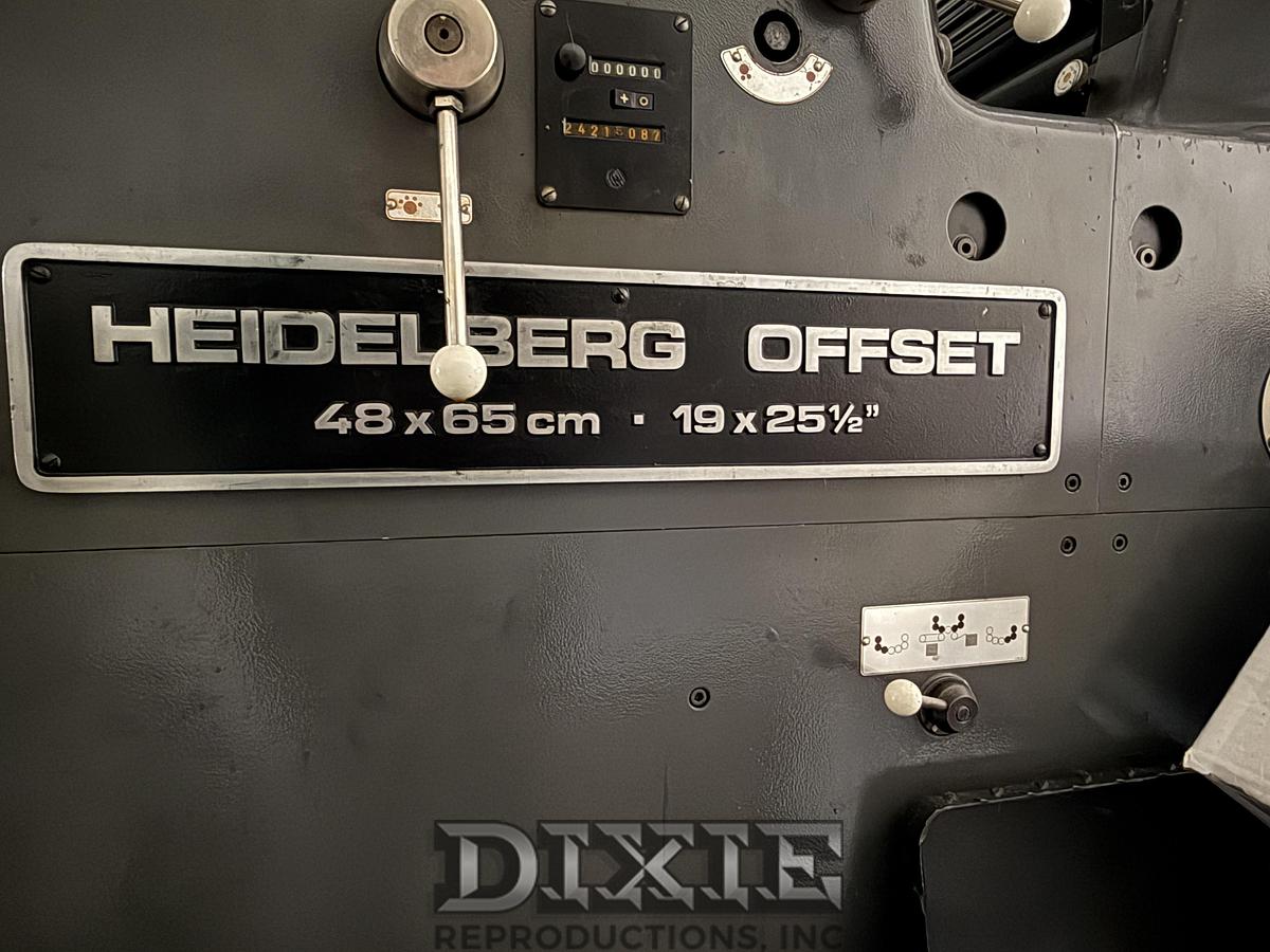 Used 1978 Heidelberg SORKZ