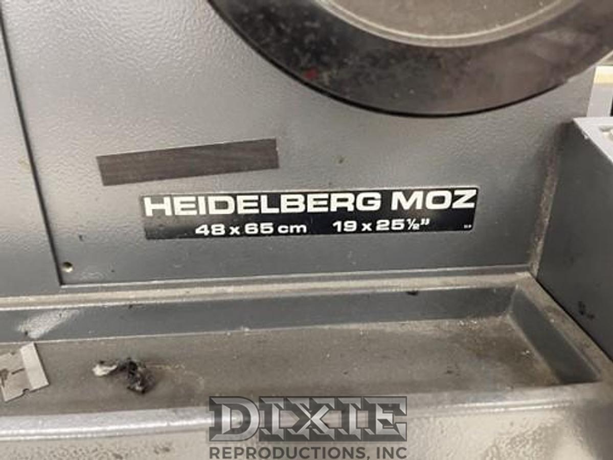 Used Heidelberg MOZ