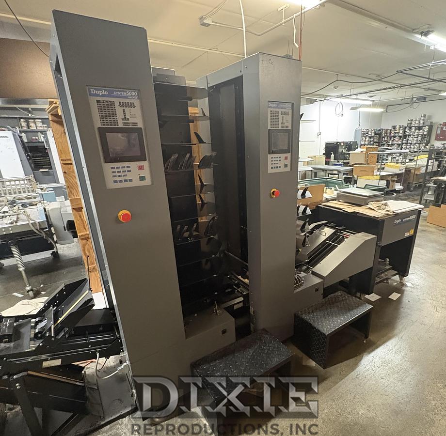 Used Duplo 5000 DBM Booklet Maker System