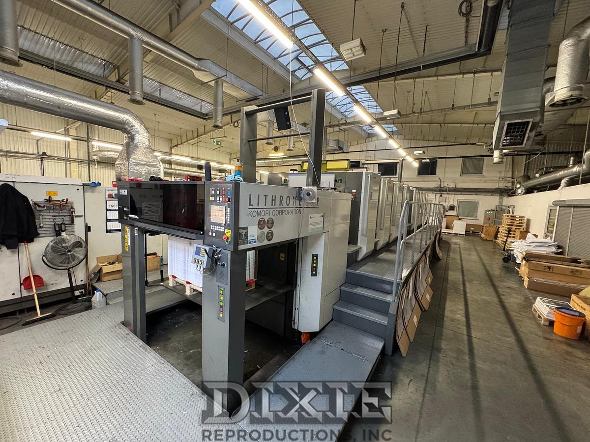 Used 2013 Komori Lithrone GL840 P-H-UV