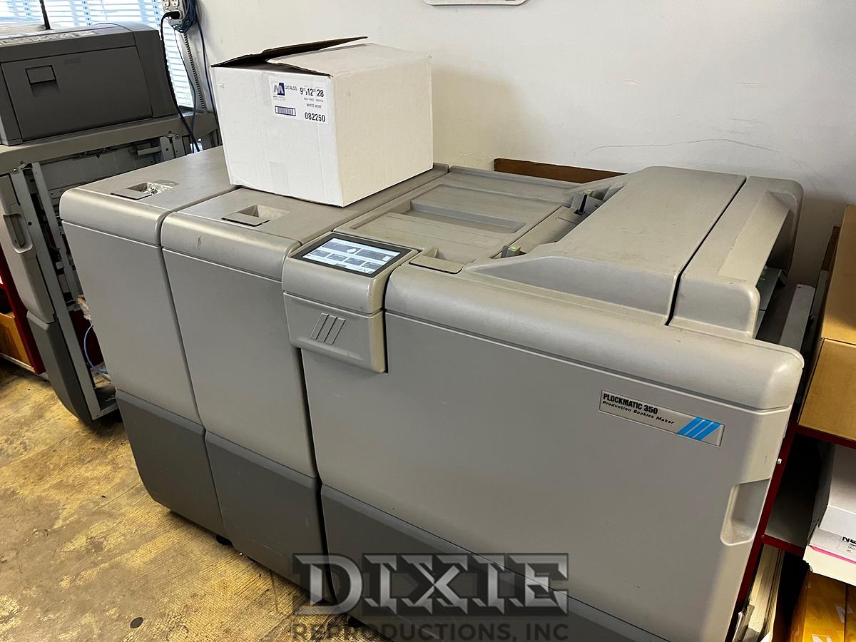 Used Plockmatic 350 Bookletmaker w/ Square Back