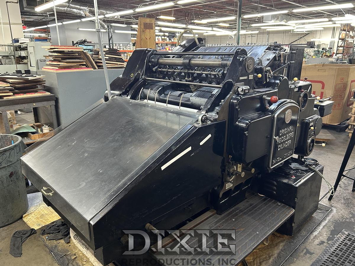 Used Heidelberg Cylinder Press