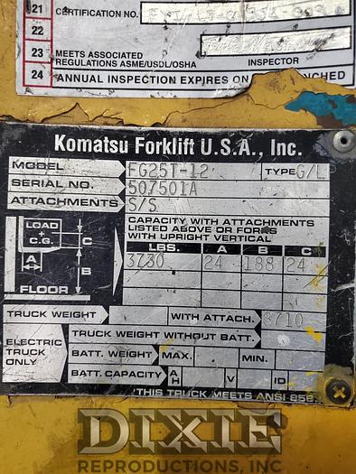 Used Komatzu Forklift