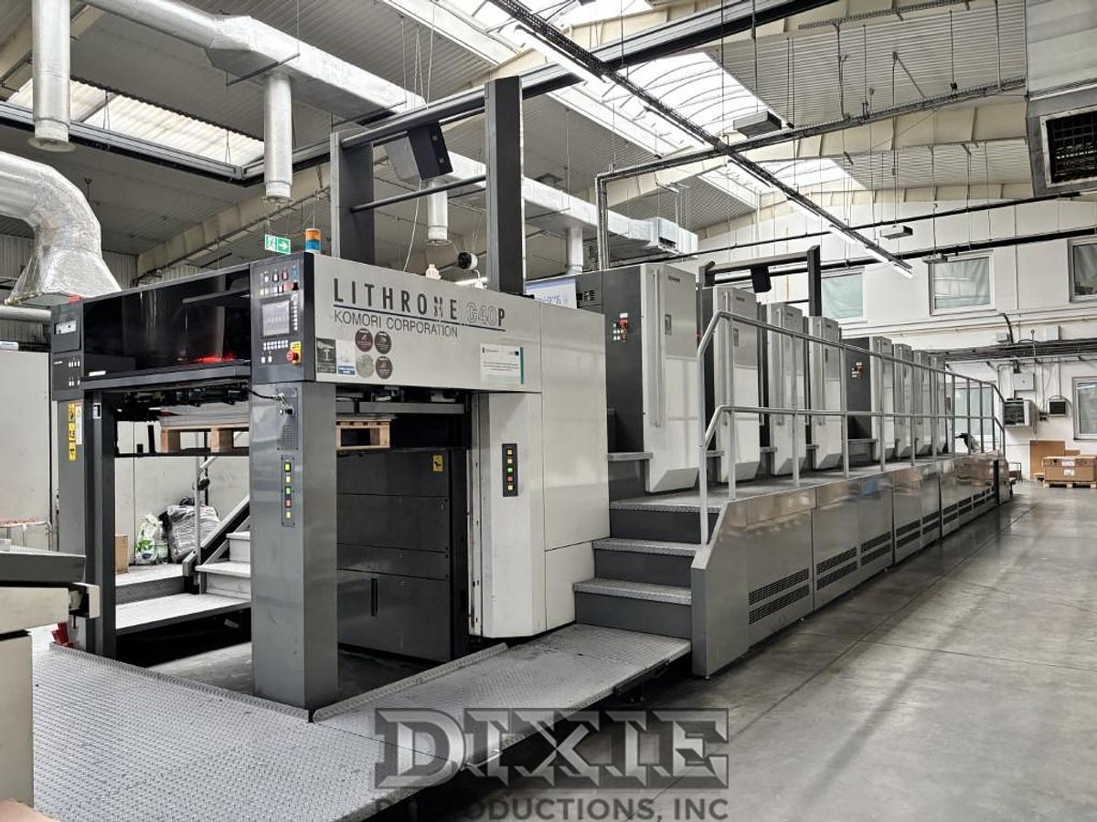 Used 2013 Komori Lithrone GL840 P-H-UV