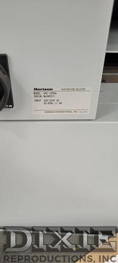 Used 2016 Horizon Collator/Stitch & Fold/Trimmer/Stacker