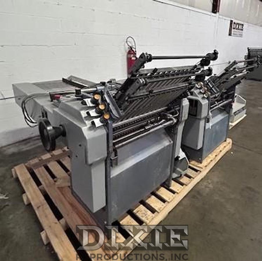 Used 1992 RF 66 Stahl Cont Feed Folder w 2 Rt Angles