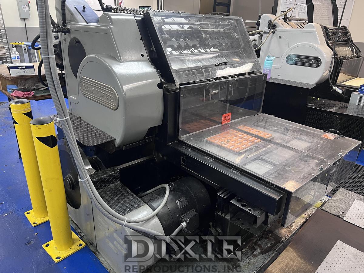 Used Heidelberg Cylinder Die Cutter