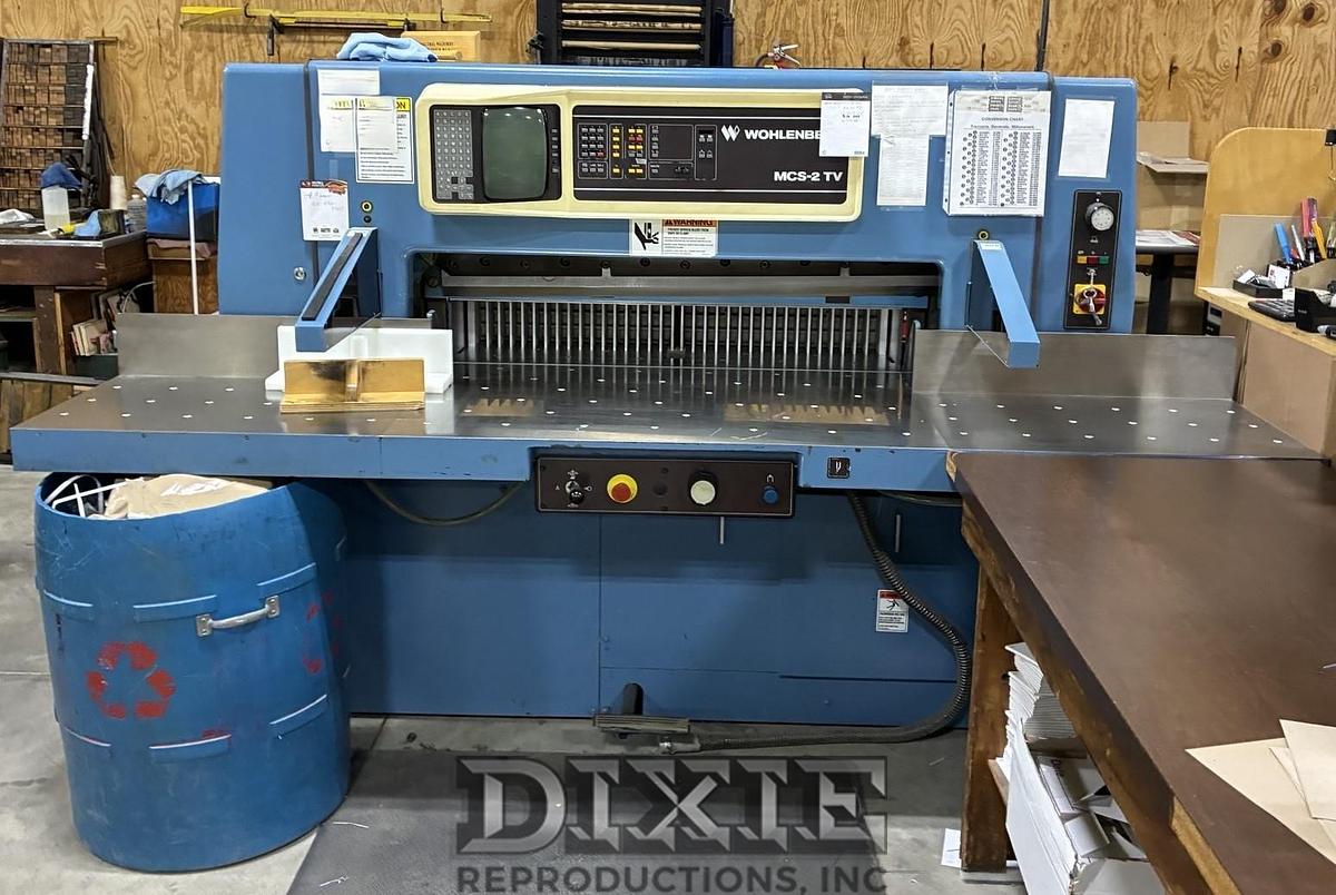Used Wohlenberg MCS-2 Cutter