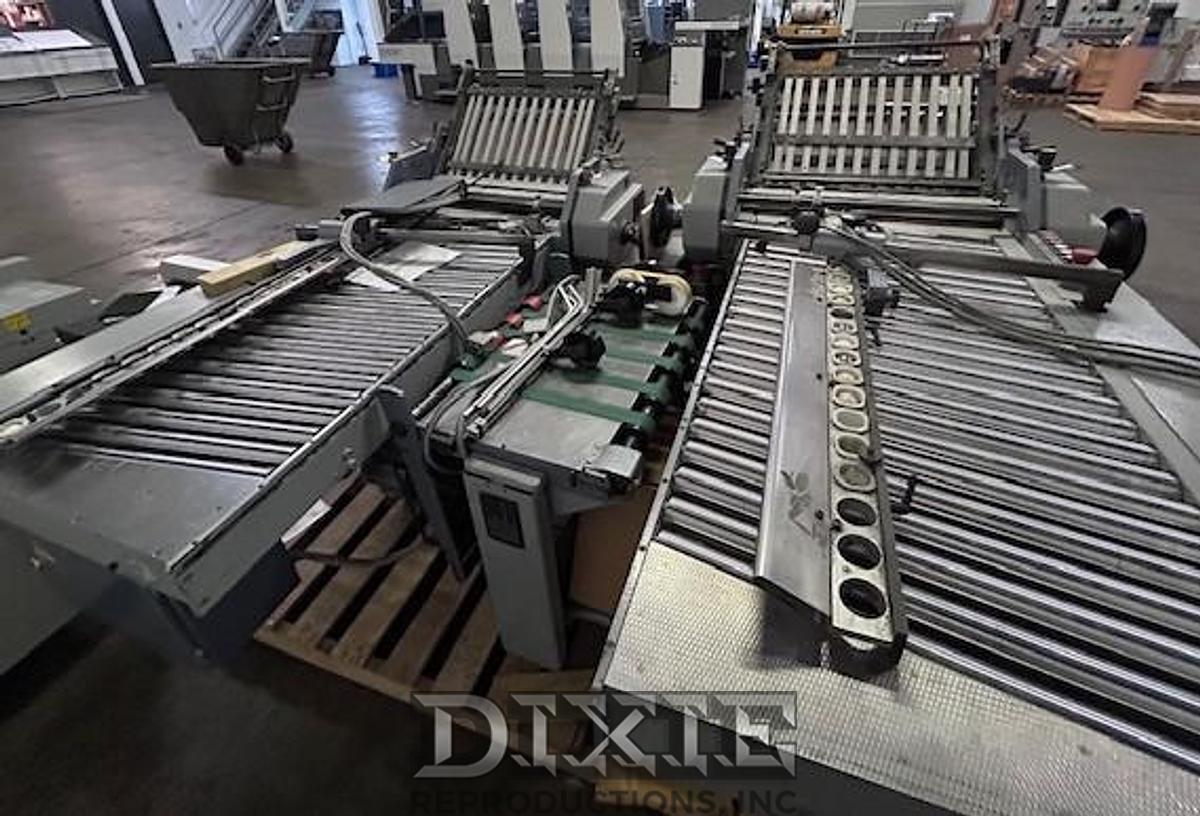 Used 1992 RF 66 Stahl Cont Feed Folder w 2 Rt Angles