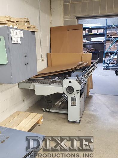 Used STAHL TF 66 CONTINUOUS FEED PAPER FOLDER AND MOBILE DELIVERY