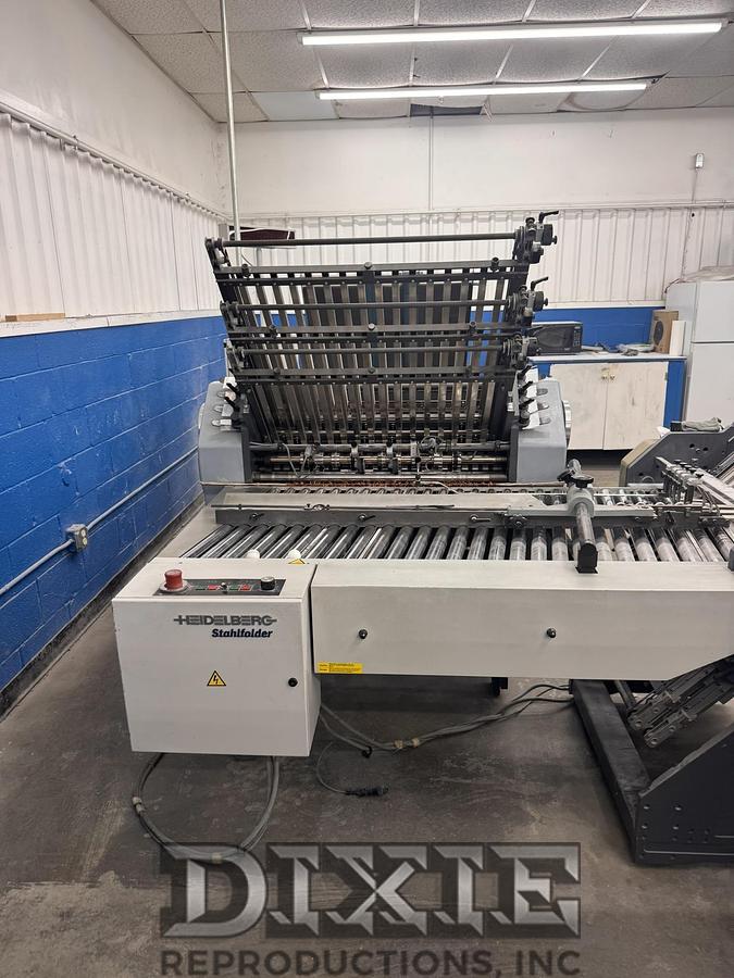 Used Heidelberg StahlFolder