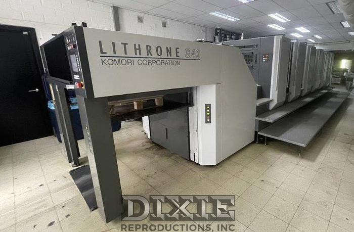 Used 2017 Komori Lithrone  GL S 640 HUV LED