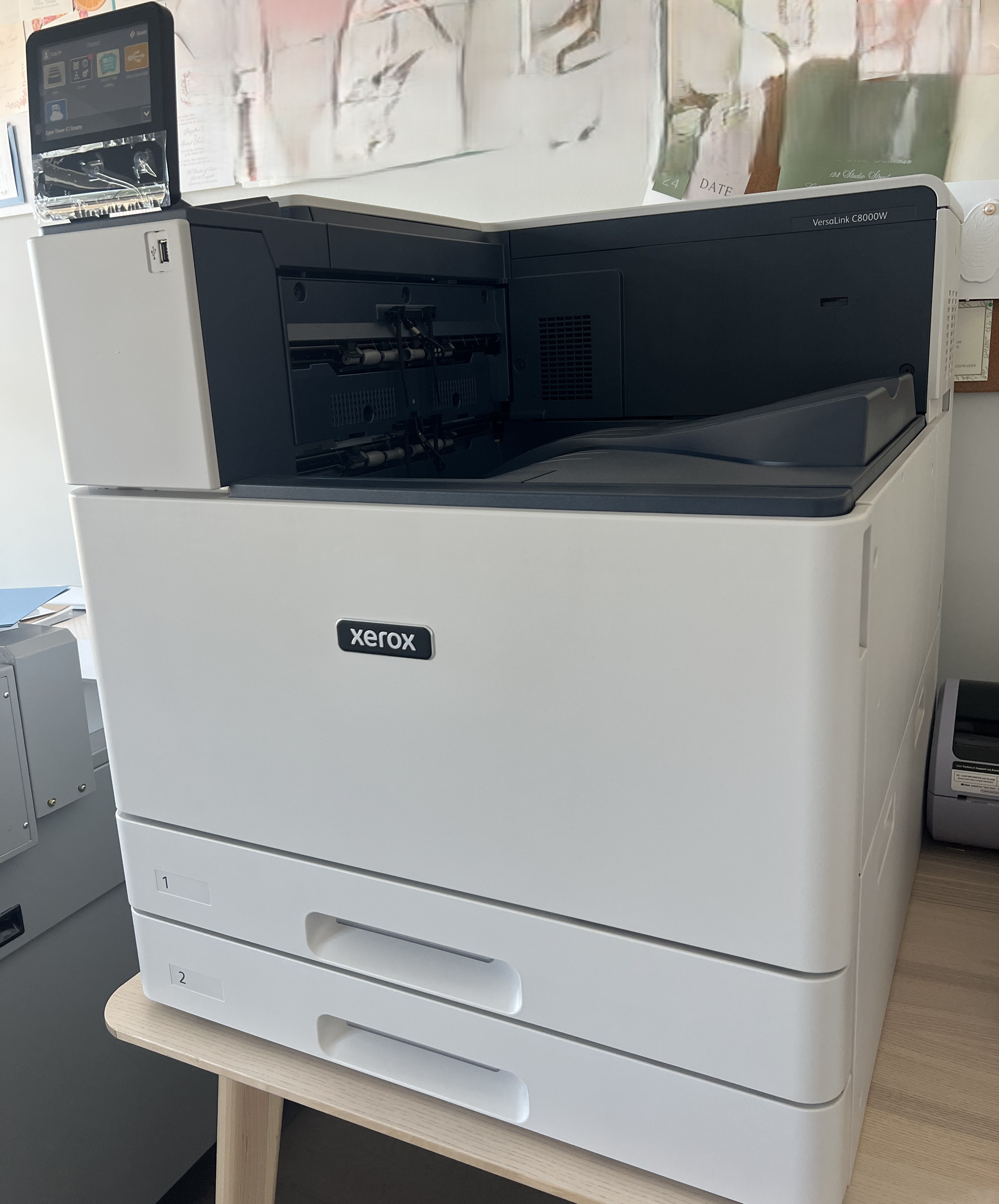 Used 2024 Xerox VersaLink C8000W/DT Printer