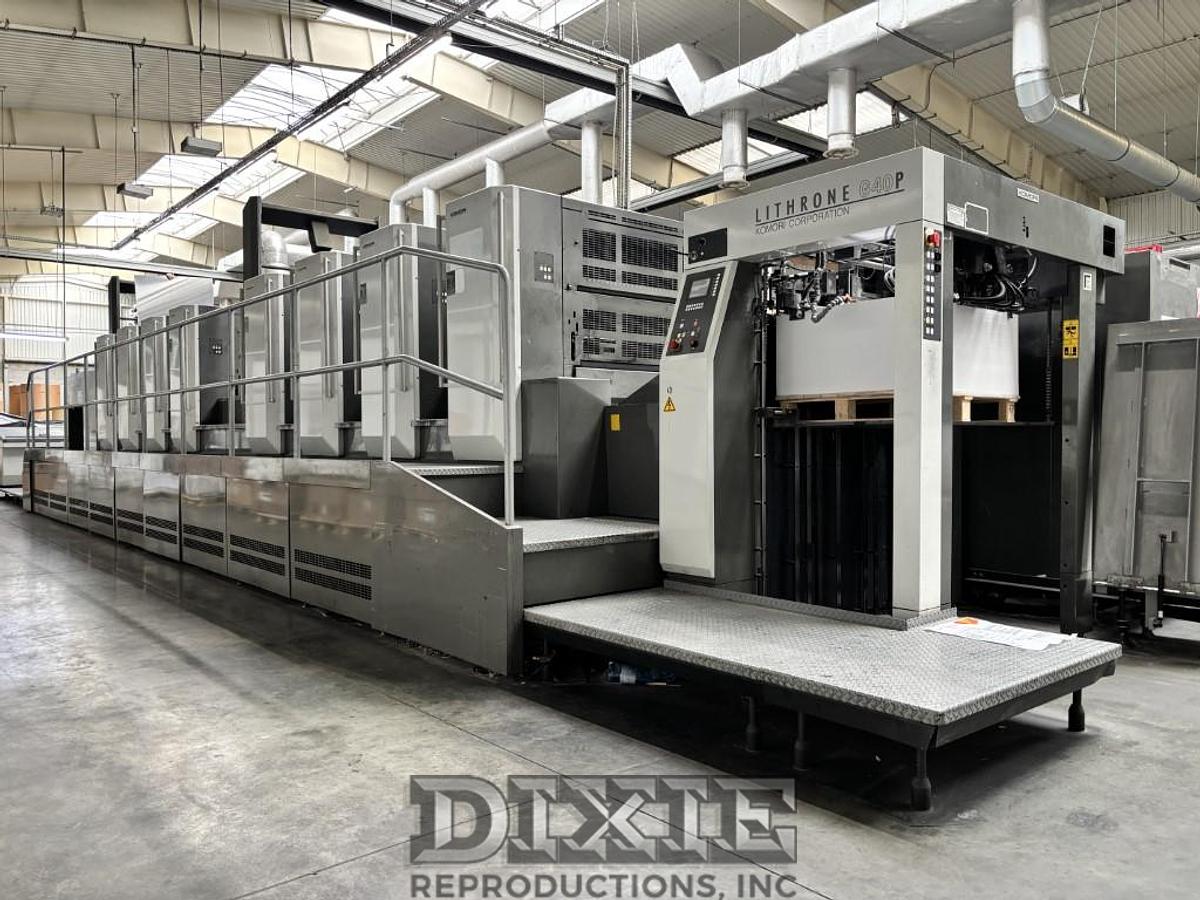 Used 2013 Komori Lithrone GL840 P-H-UV