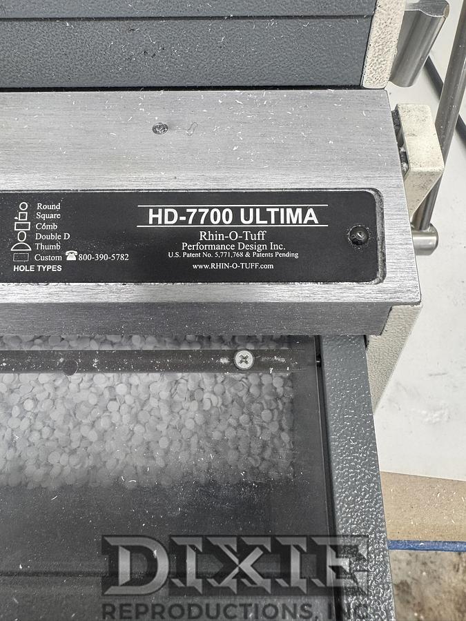 Used Rhin-O-Tuff HD 7700 Ultima Paper Punch