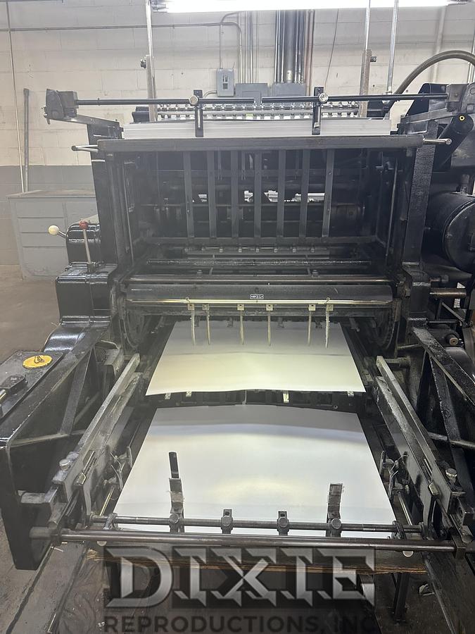 Used Heidelberg Die Cutter Cylinder Press