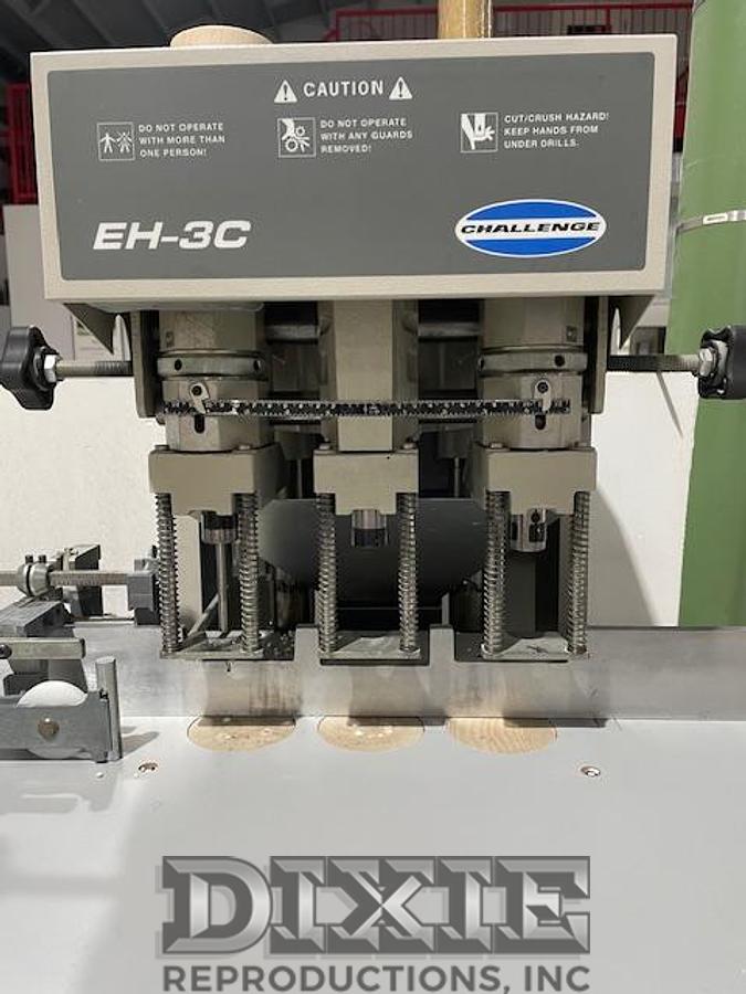 Used Challenge EH-3C 3 Hole Drill