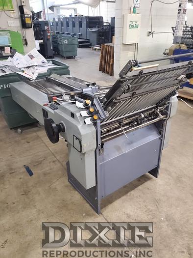 Used STAHL TF 66 CONTINUOUS FEED PAPER FOLDER AND MOBILE DELIVERY
