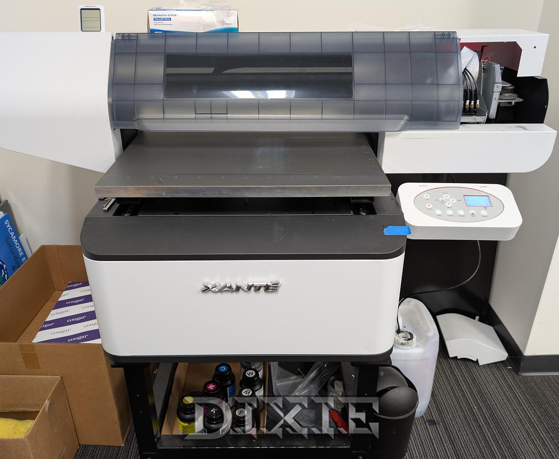 Used Xante X-16 W Rotary Print Attachment