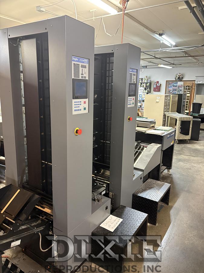 Used Duplo 5000 DBM Booklet Maker System