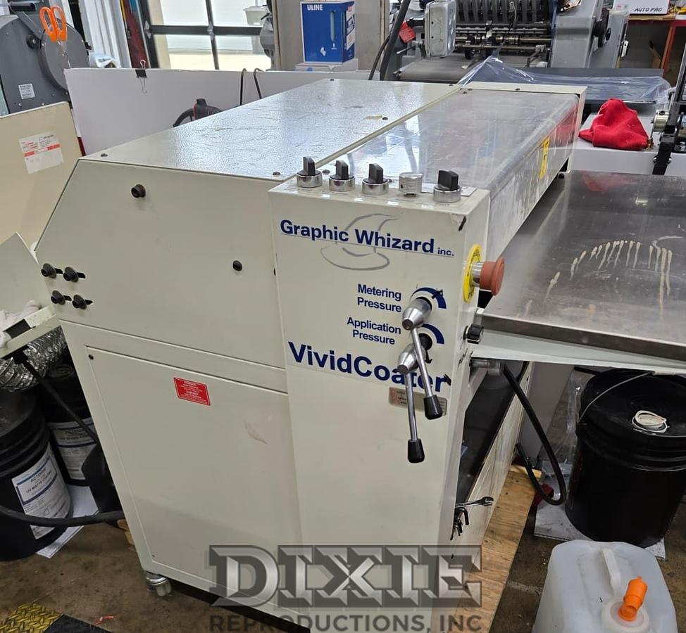 Used Grahpic Whizard UV Coater XDC530 Micro