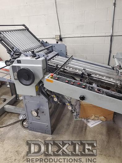 Used STAHL TF 66 CONTINUOUS FEED PAPER FOLDER AND MOBILE DELIVERY