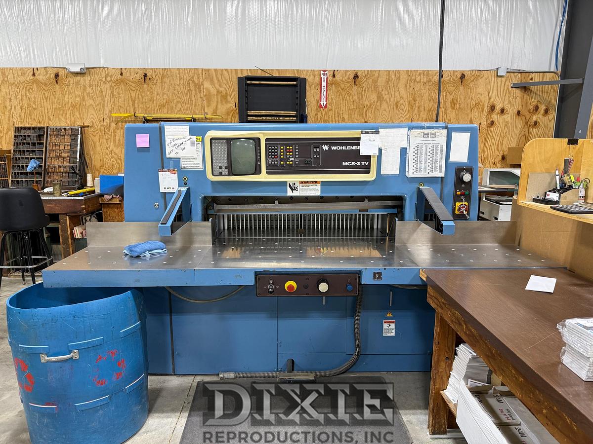 Used Wohlenberg MCS-2 Cutter