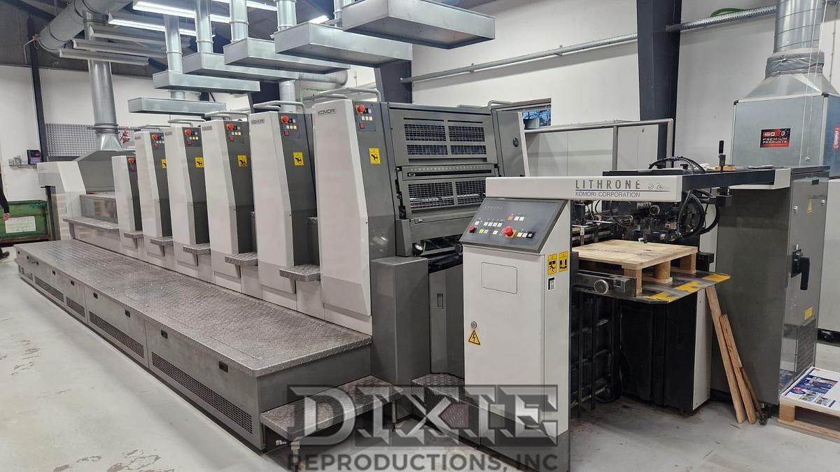 Used 2010 Komori LS 529+LX HUV