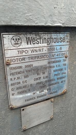 Used Westinghouse wn/rt 5000 L6