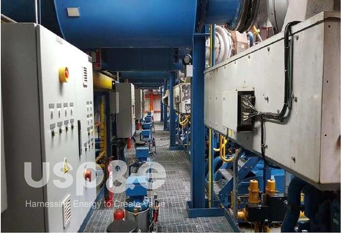 Used 48 MW 2010 Used Wartsila W20V34SG Natural Gas Generator