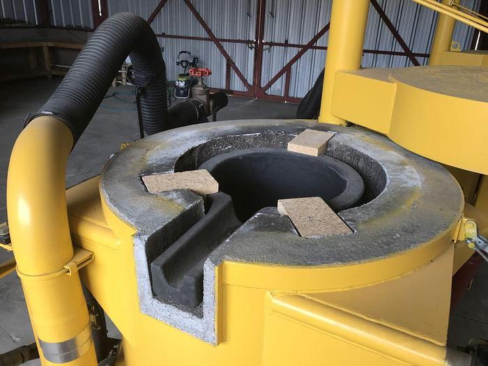 Used LT-400 hydraulic tilt furnaces w/blowers