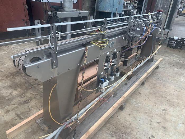 Used Filler, Auger, Nalbach, Mdl NAF-1000, S/st, 1-Head, Conveyor #S744326