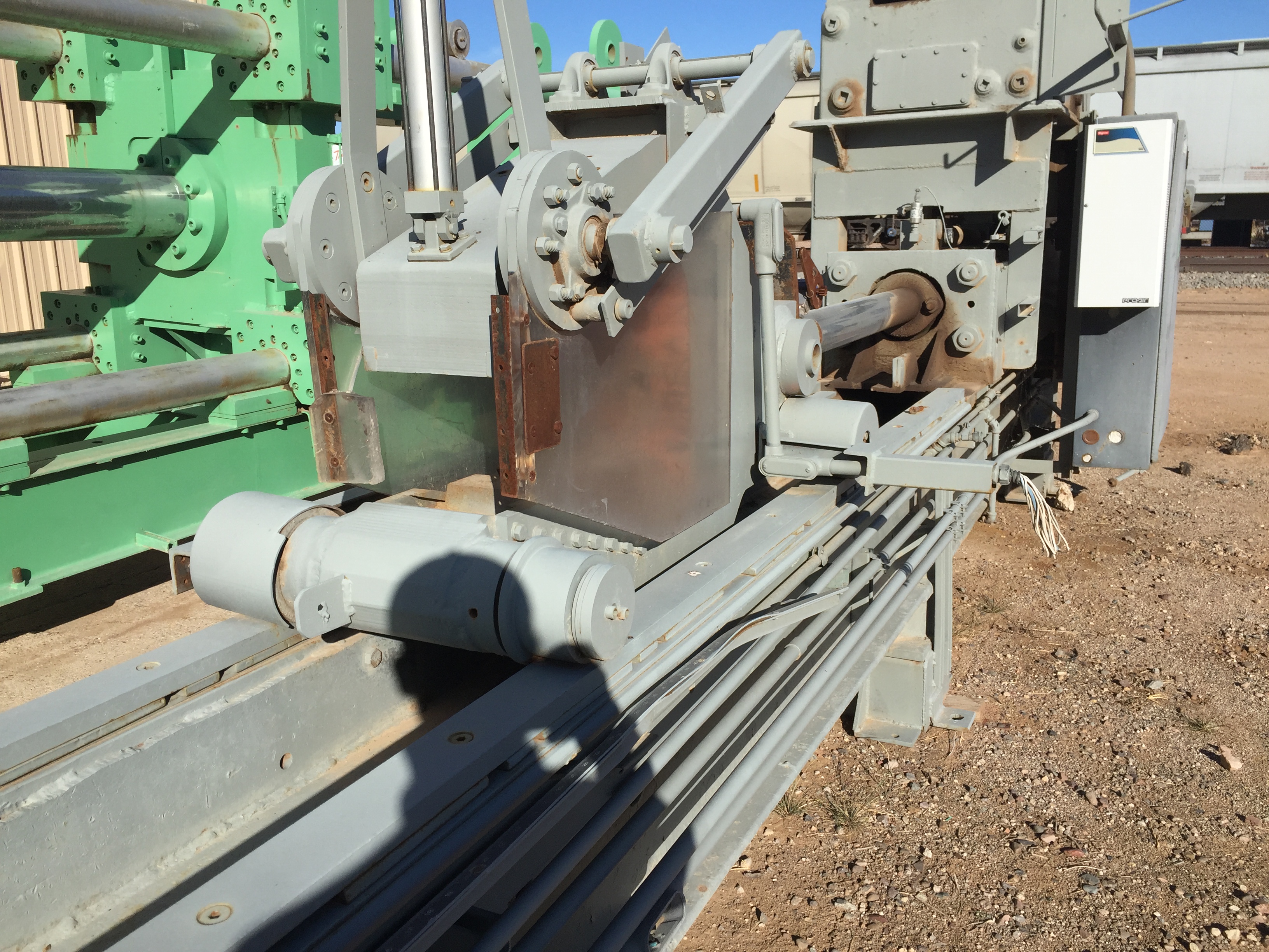 Used 40 Ton x  50 ft. Wean Hydraulic Extrusion Stretcher