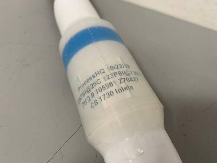 Used ProcessHQ Z70427 Hose 1" x 12" w/ CS 1730 Inlets, 300 PSI