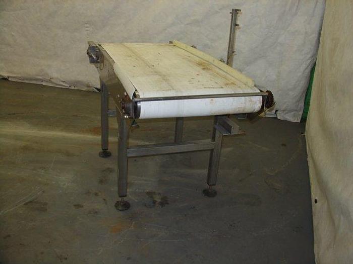 Used Stainless Steel Conveyor; 26" Wide