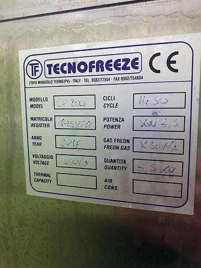 Used TECNOFREEZE CF200 CONTINUOUS FREEZER