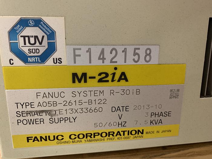 Used FANUC M2iA/3S HIGH SPEED PICKING & ASSEMBLY ROBOT