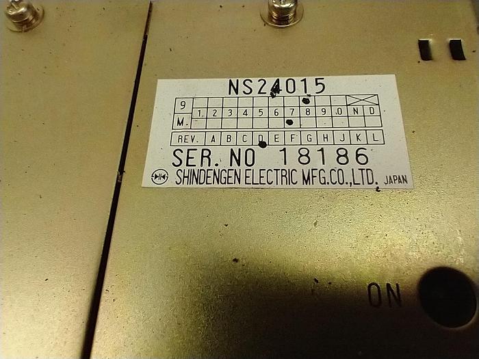 Used OKUMA AC to DC POWER SUPPLY 240v to 24dc170-265v to 24VDC 15 AMP NS24015 GH117