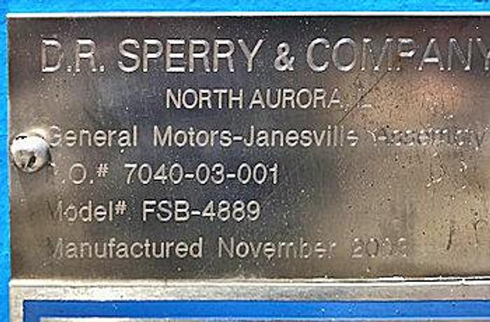 Used 70 CU. FT. SPERRY FILTER PRESS - 1200 MM