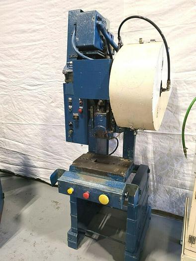 Used Rouselle 14 Ton Stamping Punch Press Air Clutch Brake Stamp Forge Pierce Metal